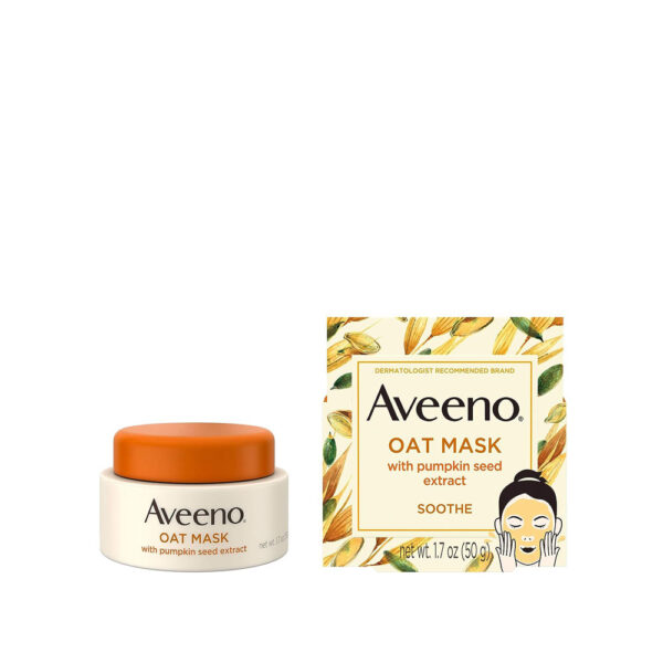 Aveeno Oat Face Mask with Soothing Pumpkin Seed Extract