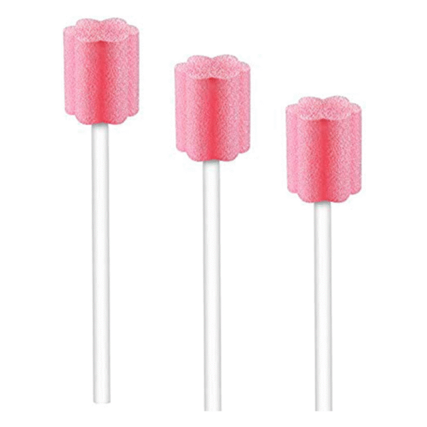 100 Disposable Toothettes Oral Care Swabs